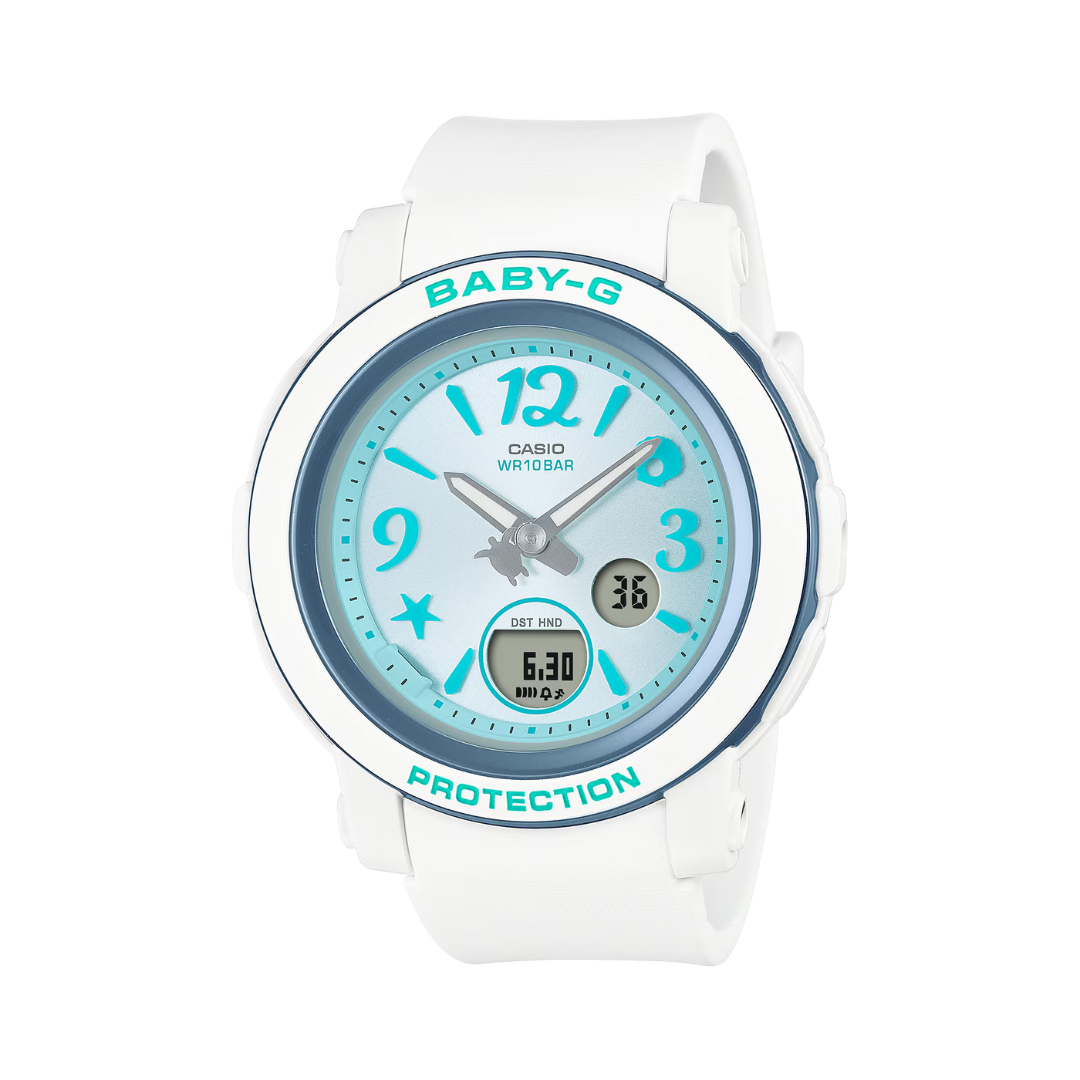 CASIO BABY G BGA 290US 2ADR SEA ELEMENTS WHITE WOMEN WATCH CITY CHAIN City Chain Singapore