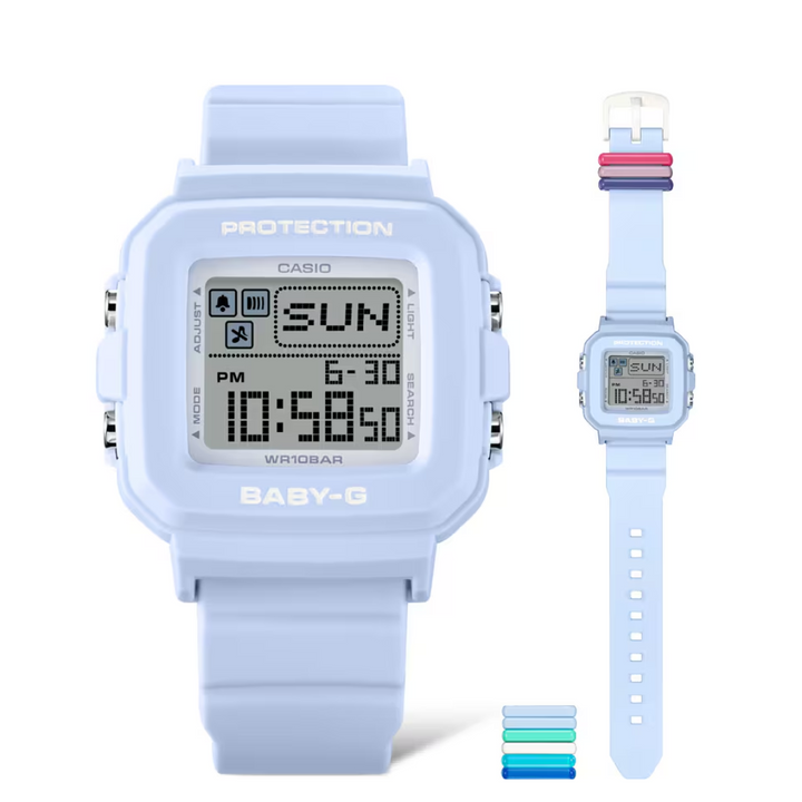 CASIO BABY-G+PLUS BGD-10L-2DR DIGITAL BLUE WOMEN WATCH