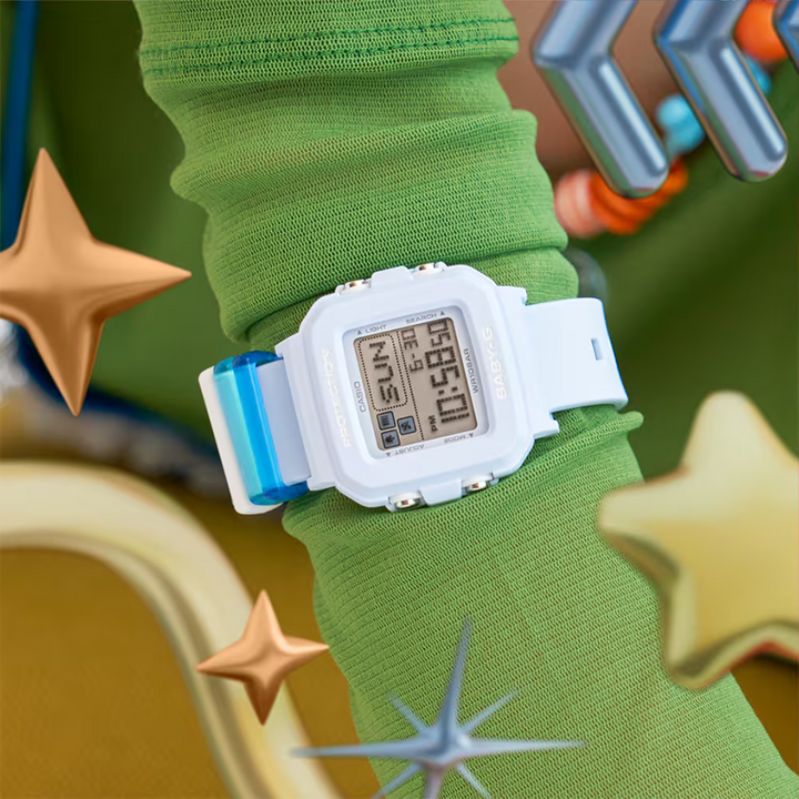 CASIO BABY-G+PLUS BGD-10L-2DR DIGITAL BLUE WOMEN WATCH