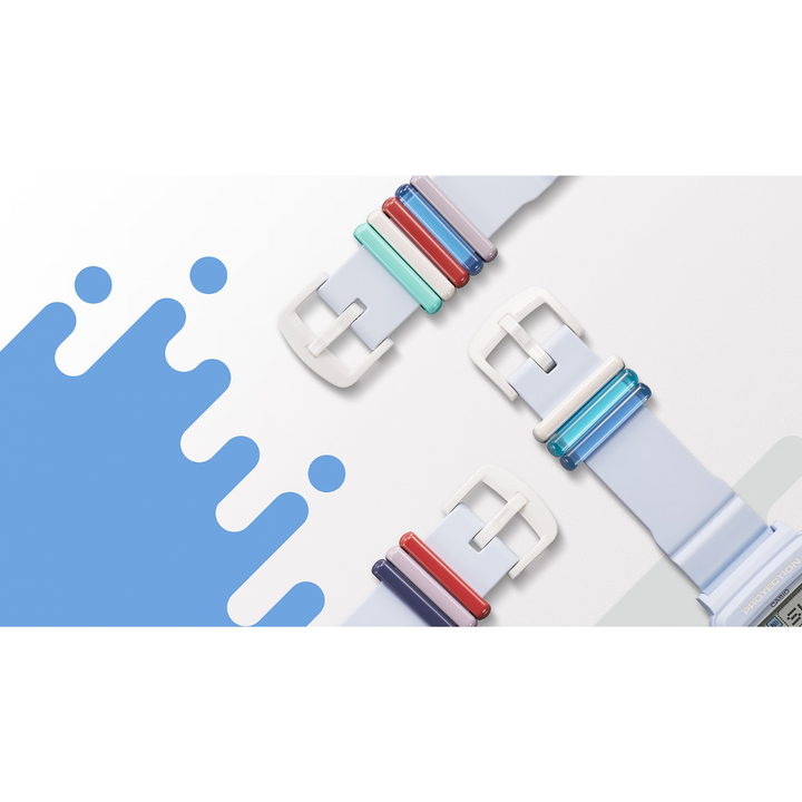 CASIO BABY-G+PLUS BGD-10L-2DR DIGITAL BLUE WOMEN WATCH