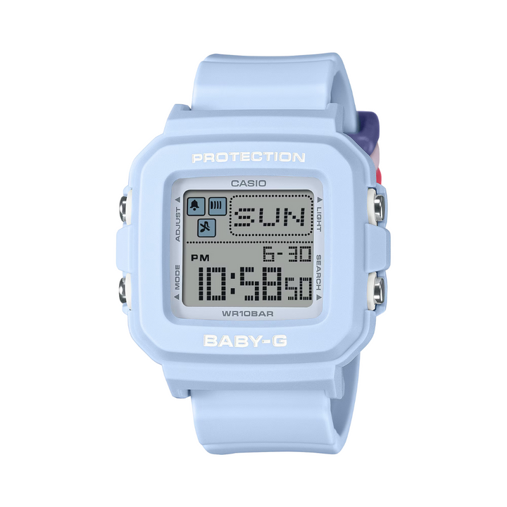 CASIO BABY-G+PLUS BGD-10L-2DR DIGITAL BLUE WOMEN WATCH