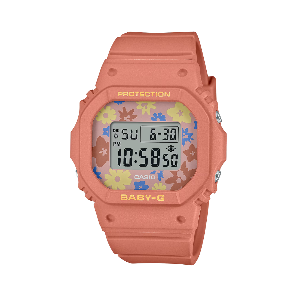 Casio baby g orange best sale