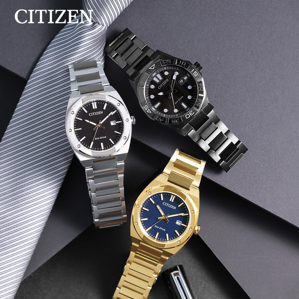 CITIZEN BM7660-54E ECO-DRIVE STAINLESS STEEL MEN WATCH