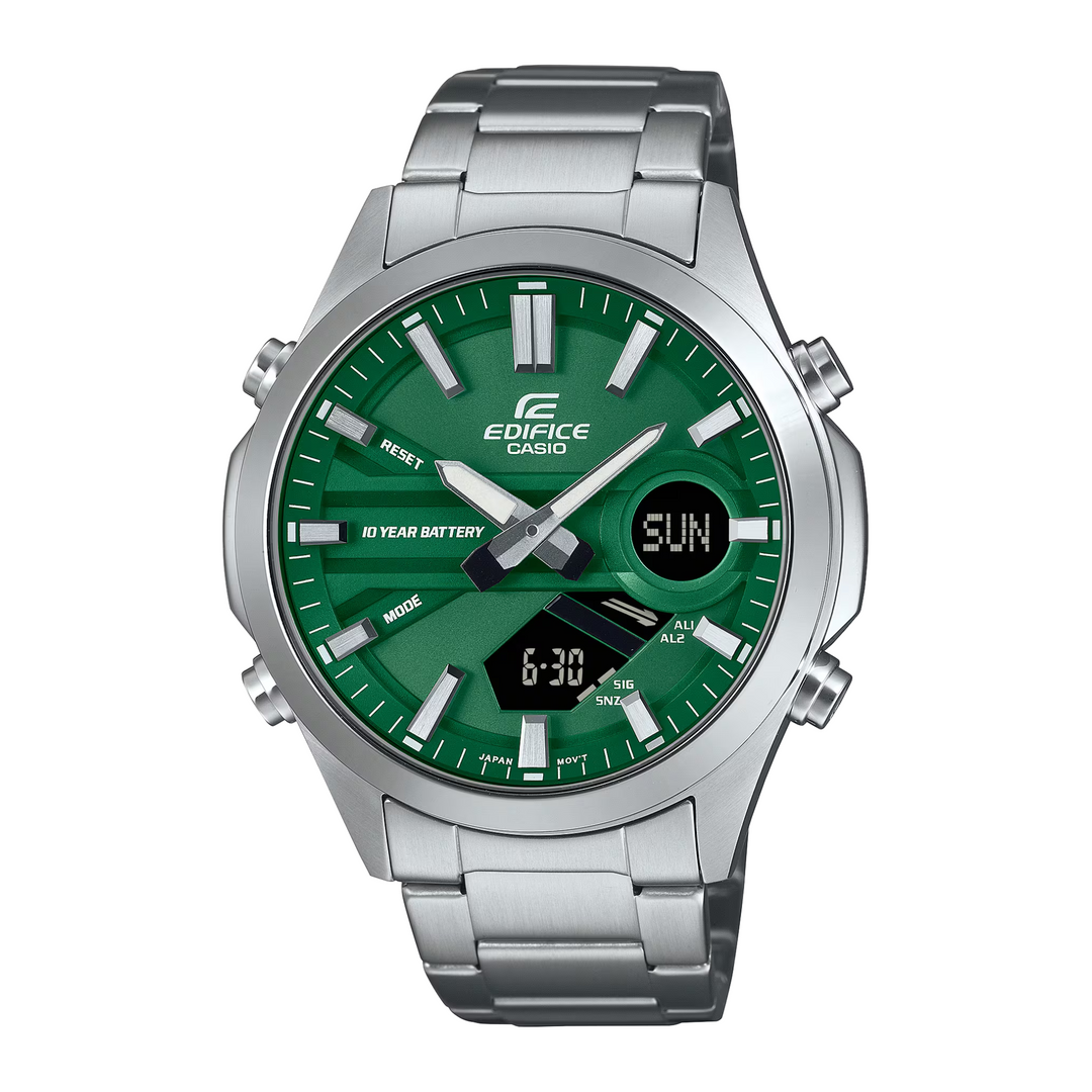 CASIO EDIFICE EFV-C120D-3ADF ANALOG DIGITAL MEN WATCH
