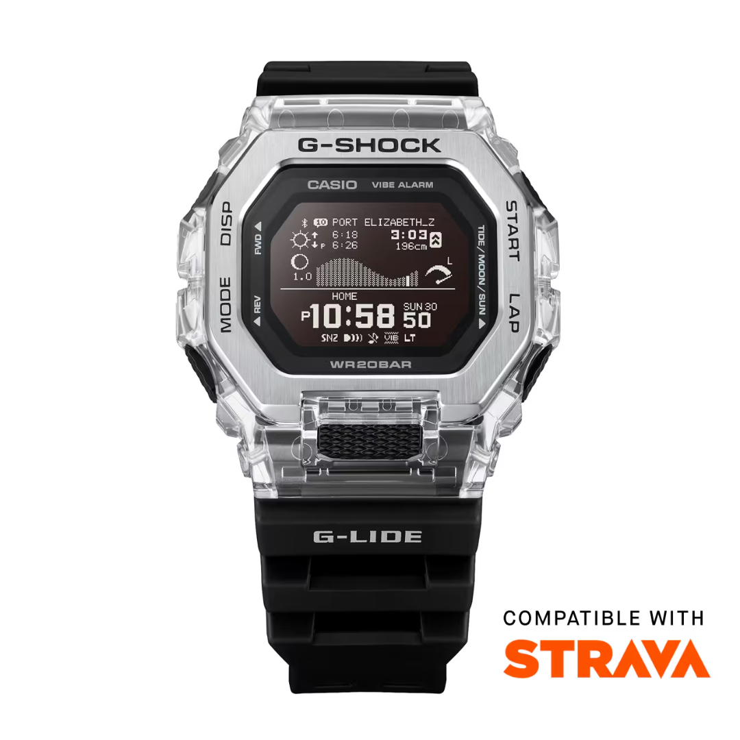 CASIO G-SHOCK GBX-100S-1DR G-LIDE DIGITAL BLACK MEN WATCH