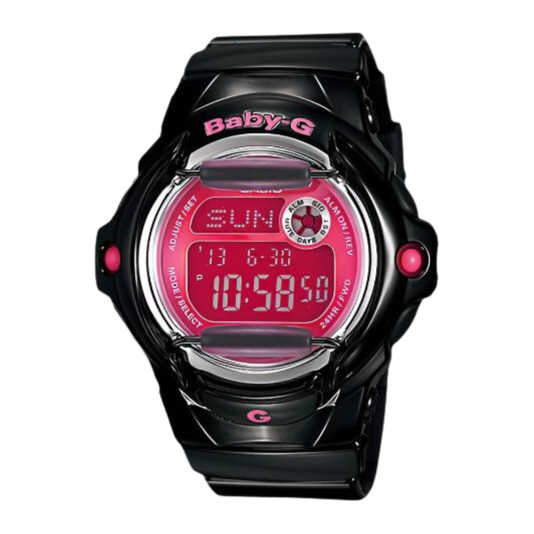 CASIO BABY-G BG-169U-1BDR DIGITAL BLACK PINK WOMEN WATCH