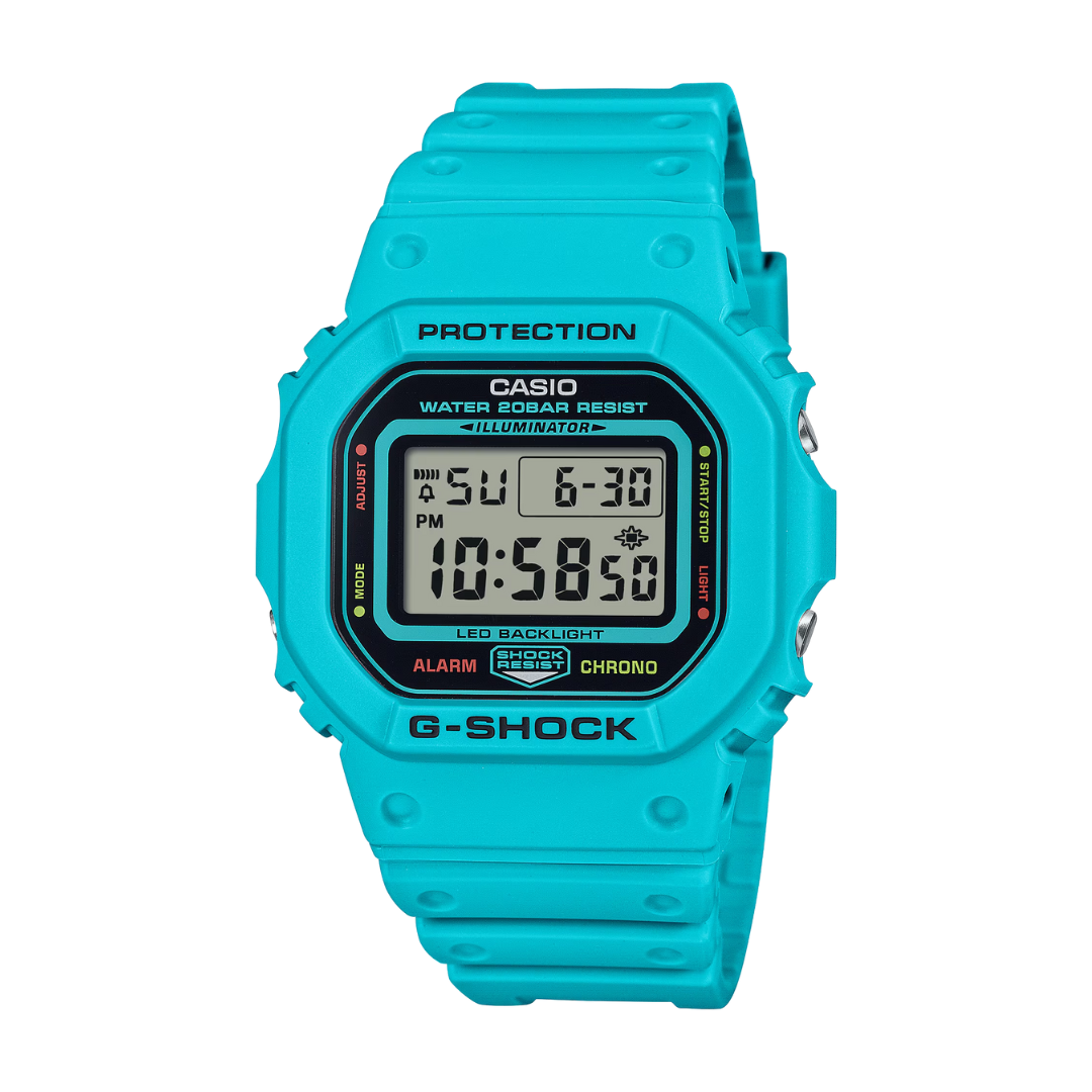 Casio G-Shock DW-5600EP-2DR Vivid Blue Digital Watch | City