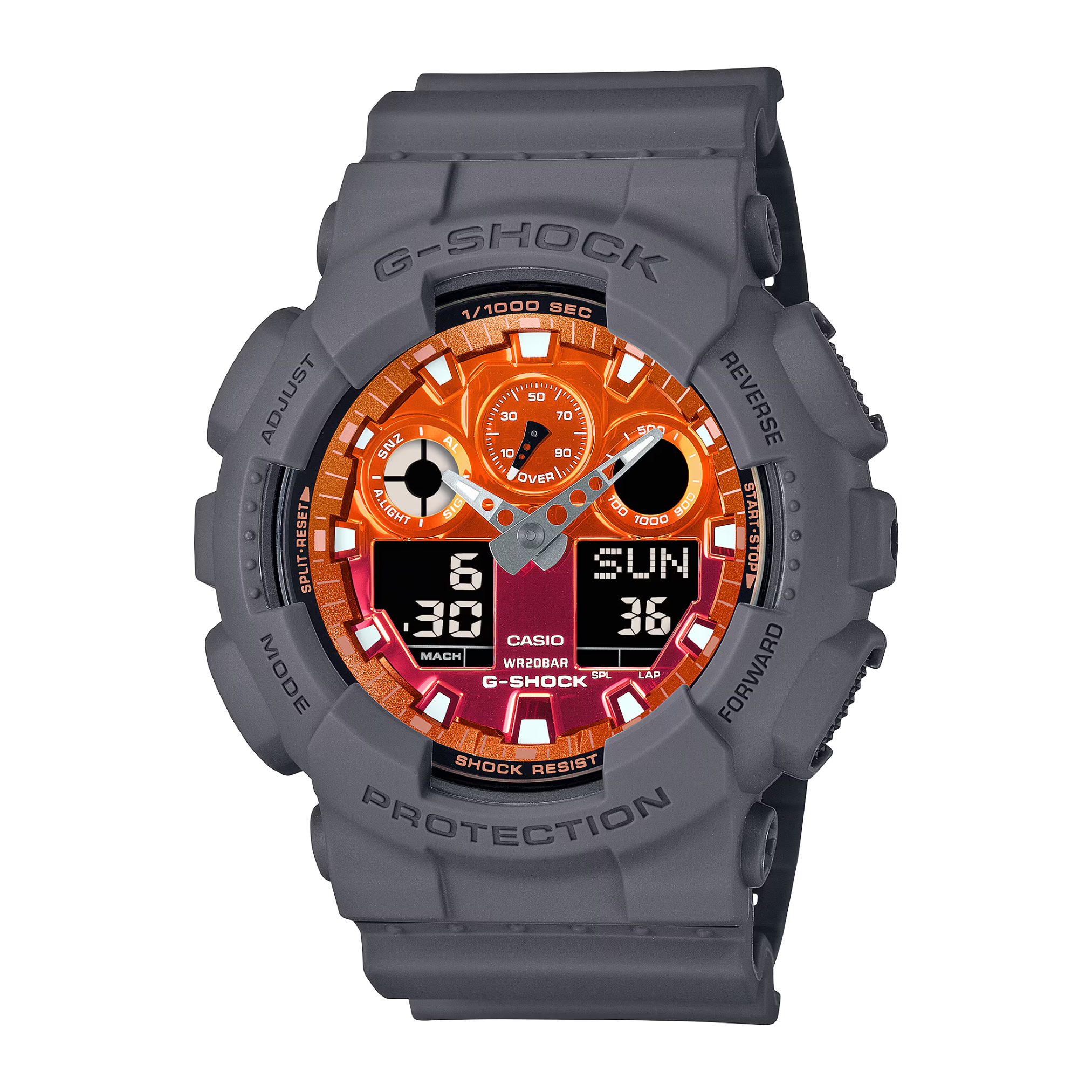 G-SHOCK GA-100L オレンジ G-SHOCK ポイント最大6倍 CASIO カシオ Gショック SPECIAL COLOR