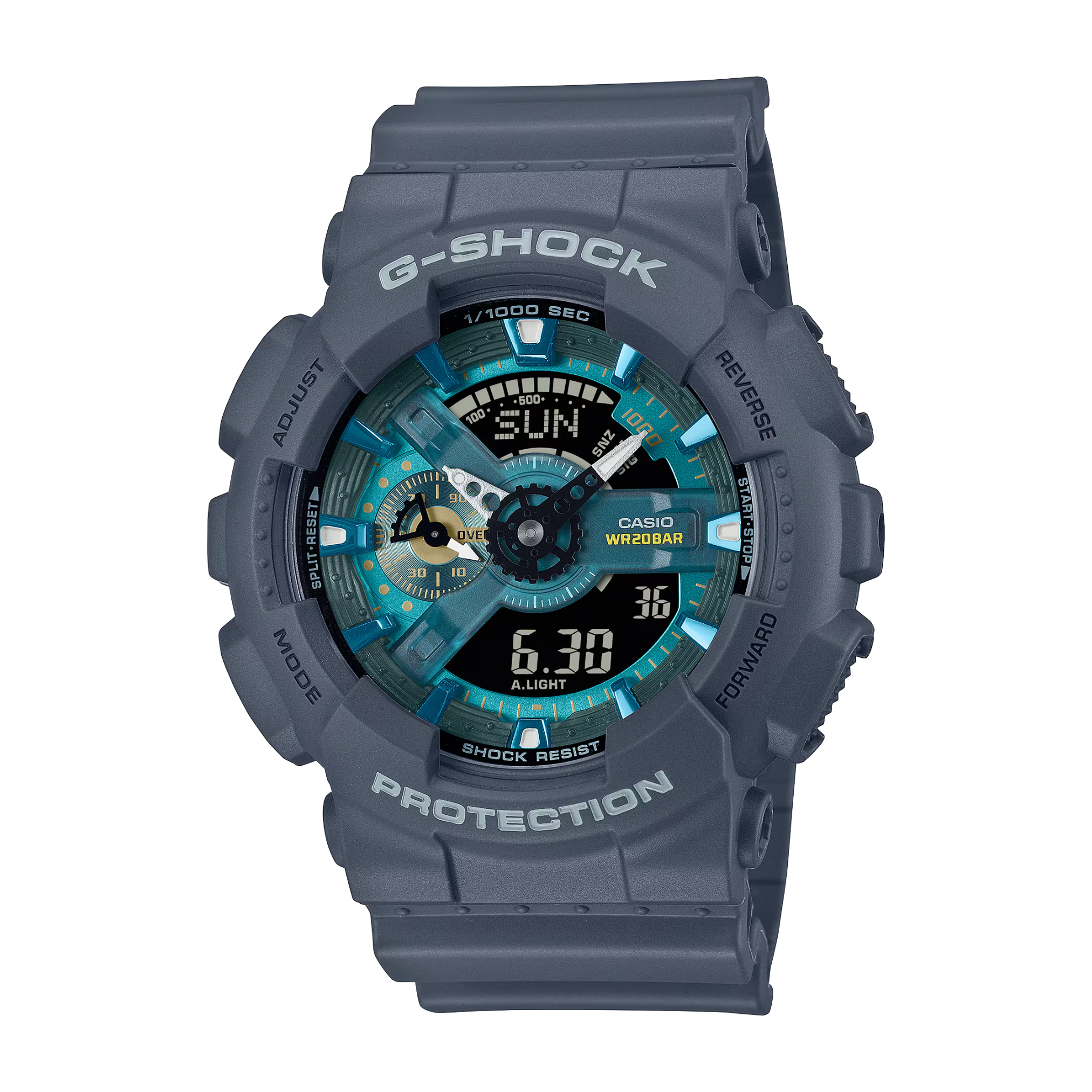 Time Zone G Shock Ga 110 How To Set Time Casio G-Shock GA-110AS-2ADR