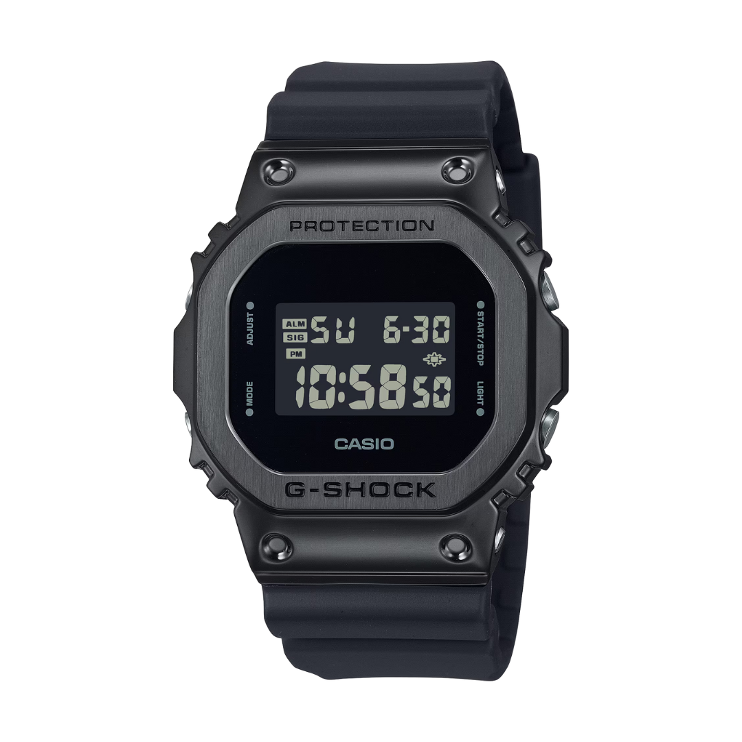 CASIO G-SHOCK ブラックメタル デジタル腕時計GM-5600UB Casio G-Shock GM-5600UB-1DR Digital Black Watch | City Chain
