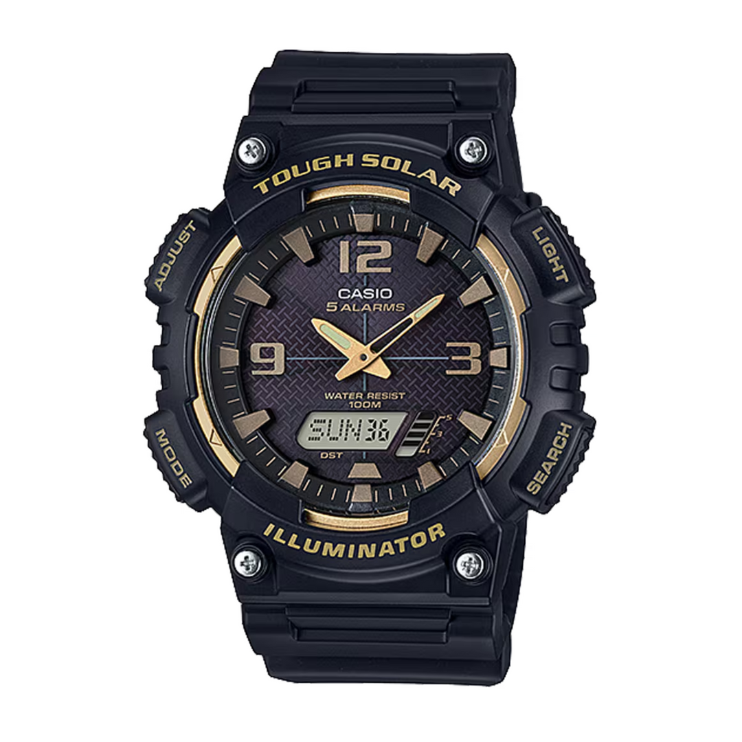 CASIO GENERAL AQ-S810W-1A3VDF ANALOG-DIGITAL SOLAR BLACK MEN WATCH