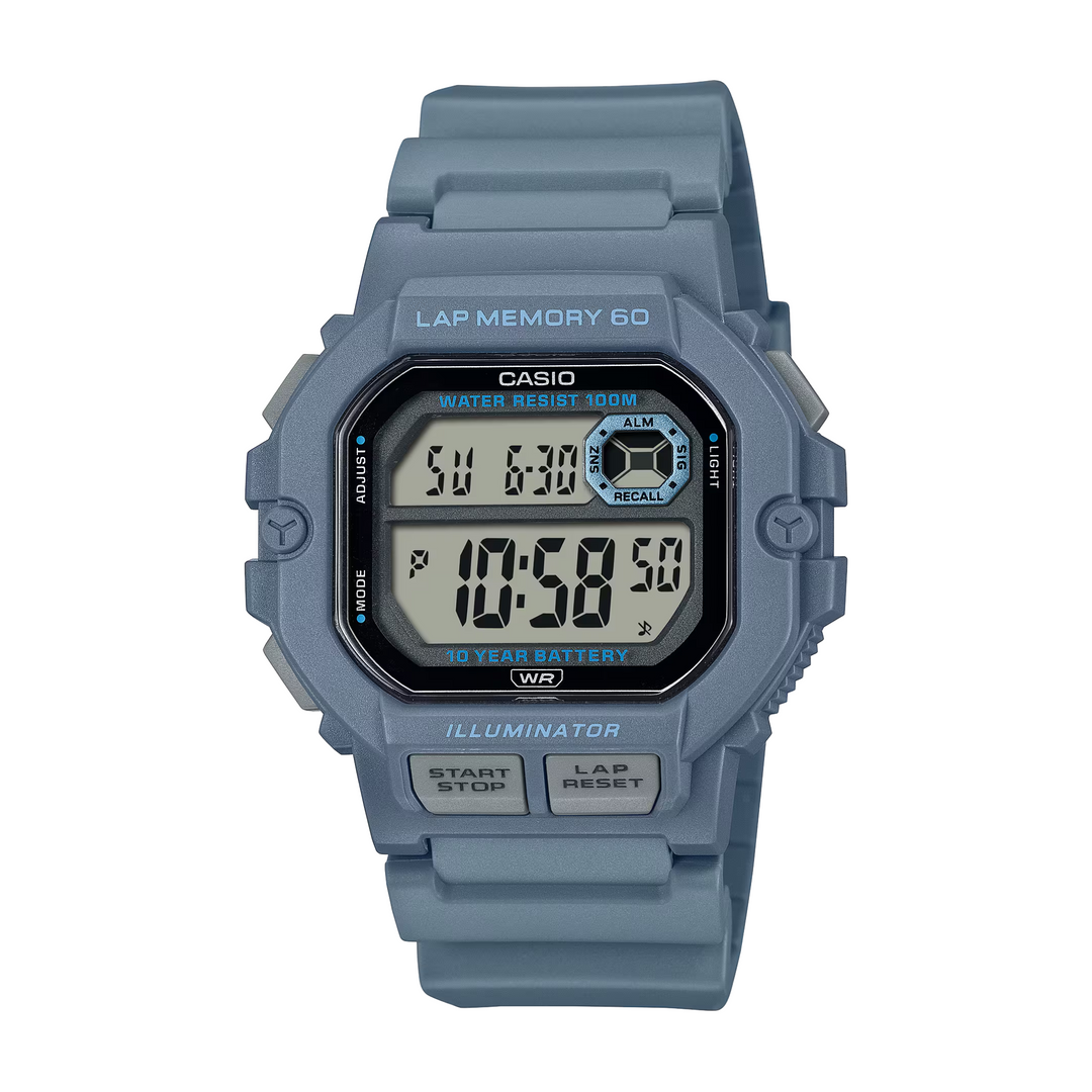 CASIO GENERAL WS-1400H-2AVDF STANDARD DIGITAL BLUE MEN WATCH