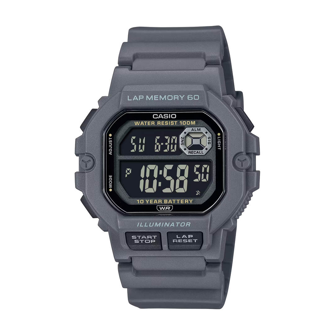 CASIO GENERAL WS-1400H-8BVDF STANDARD DIGITAL GREY MEN WATCH