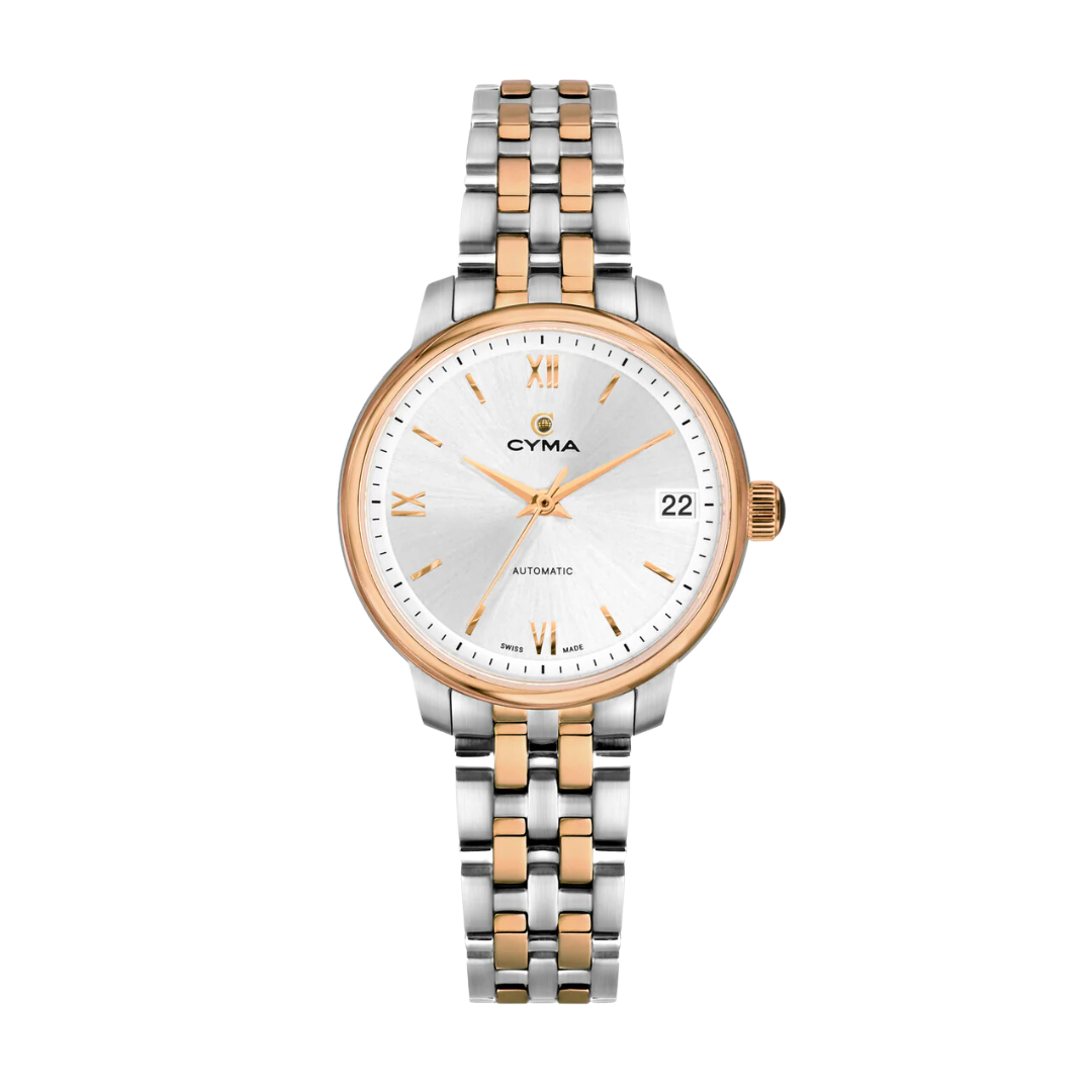 CYMA Europa W02-00817-002 Automatic Women Watch City Chain