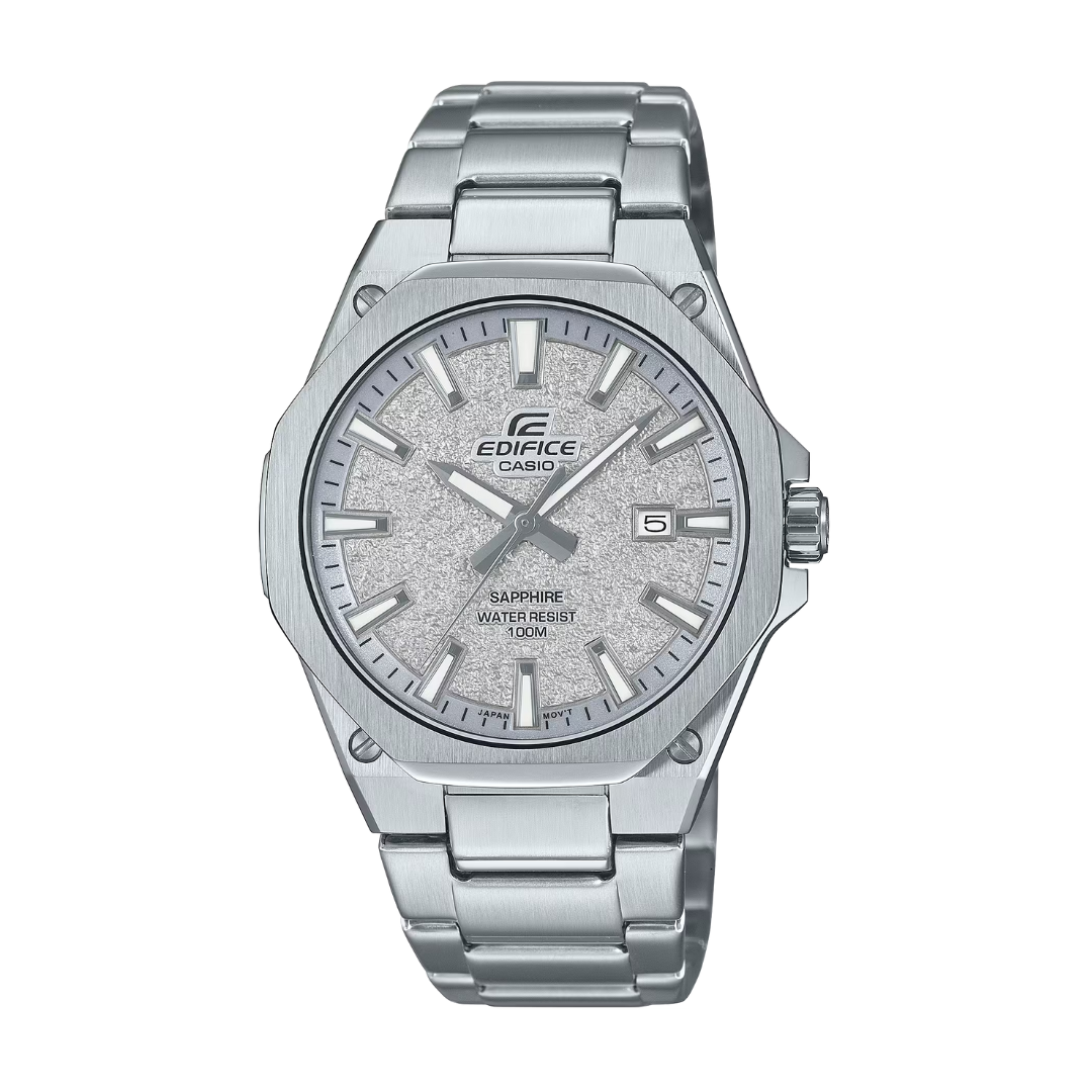 CASIO EDIFICE EFR-S108DE-8AVUDF QUARTZ ANALOG STAINLESS STEEL MEN WATCH