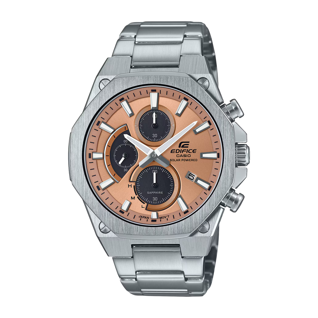 CASIO EDIFICE EFS-S570D-5AUDF SLIM LINE SOLAR CHRONOGRAPH MEN WATCH