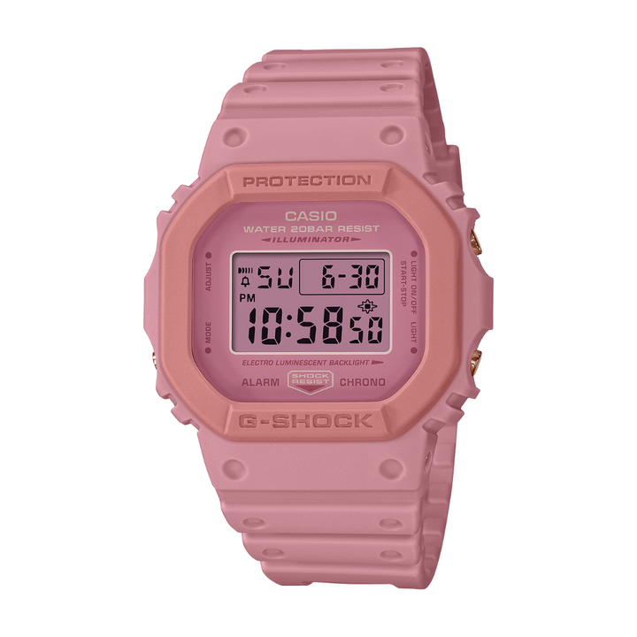 CASIO G-SHOCK DW-5610SL-4A4DR STANDARD DIGITAL PINK WATCH