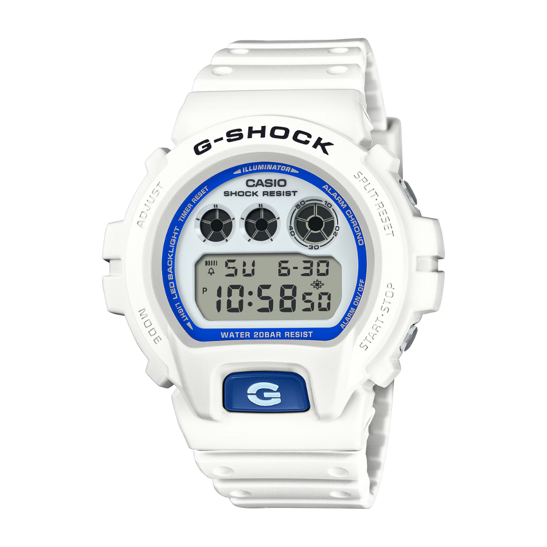 G-SHOCK DW-6900 ホワイト Casio G-SHOCK DW-6900HDS-7DR Digital White Watch | City Chain