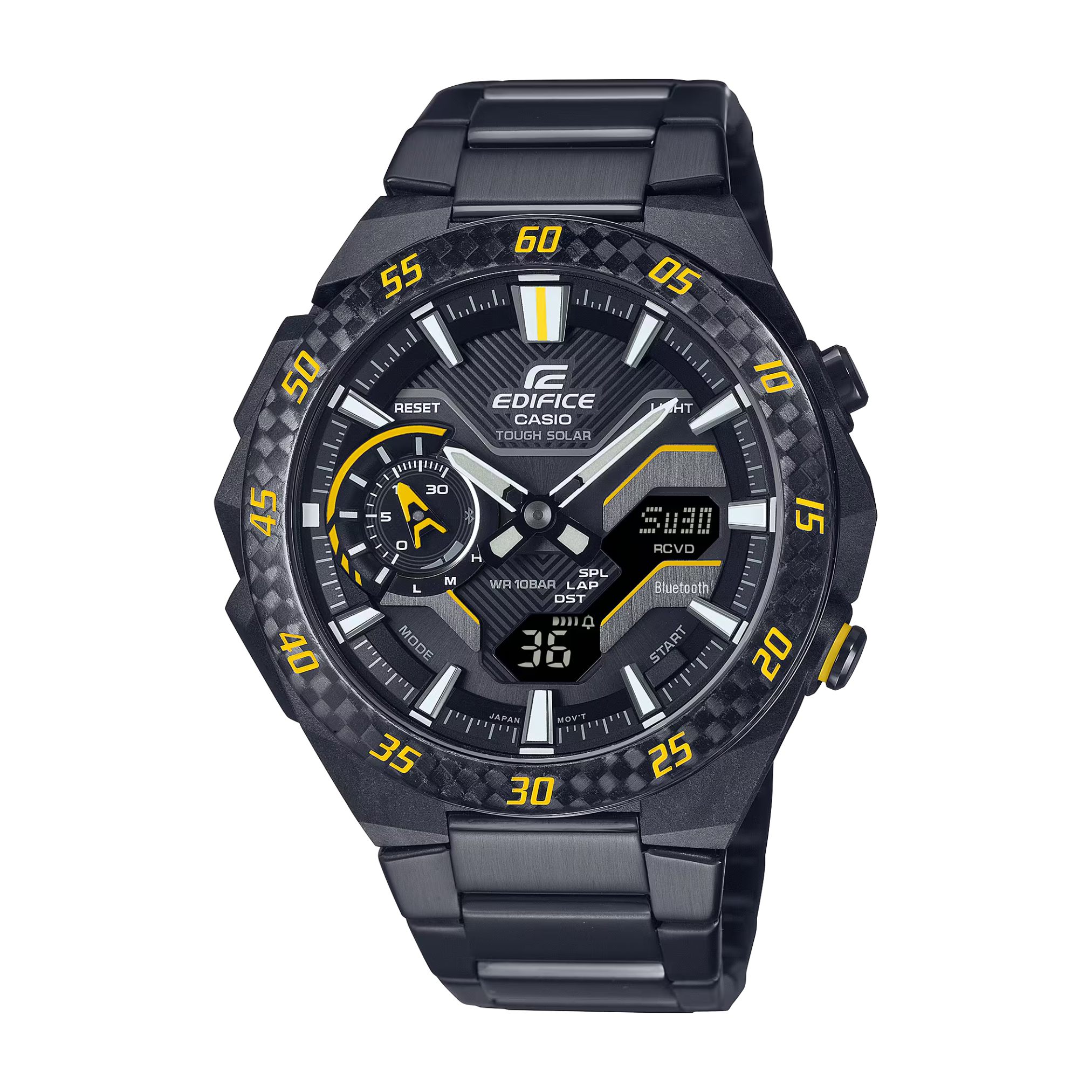 Casio Edifice ECB-2200RC-1A9DF Windflow Solar Watch | City Chain