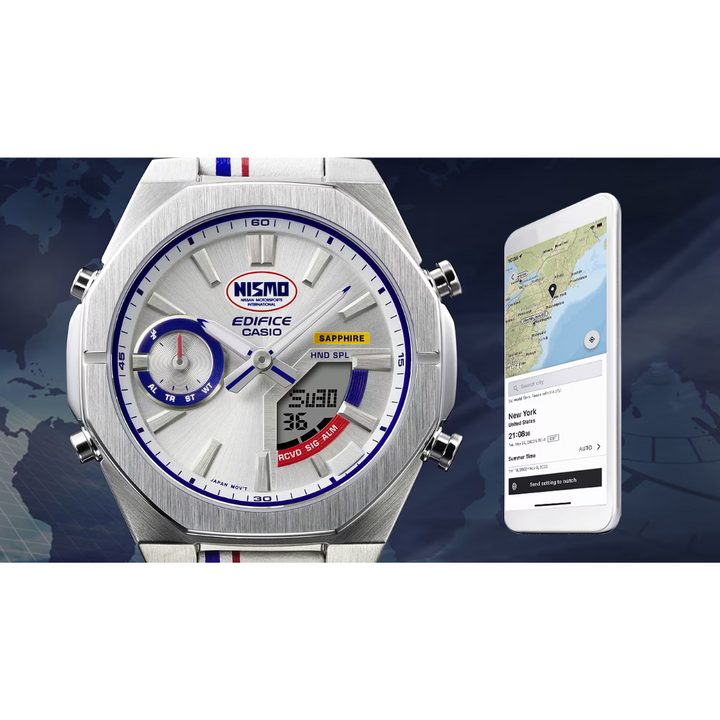 CASIO EDIFICE ECB-S10NIS-7ADR NISMO HERITAGE EDITION SMARTPHONE LINK MEN WATCH