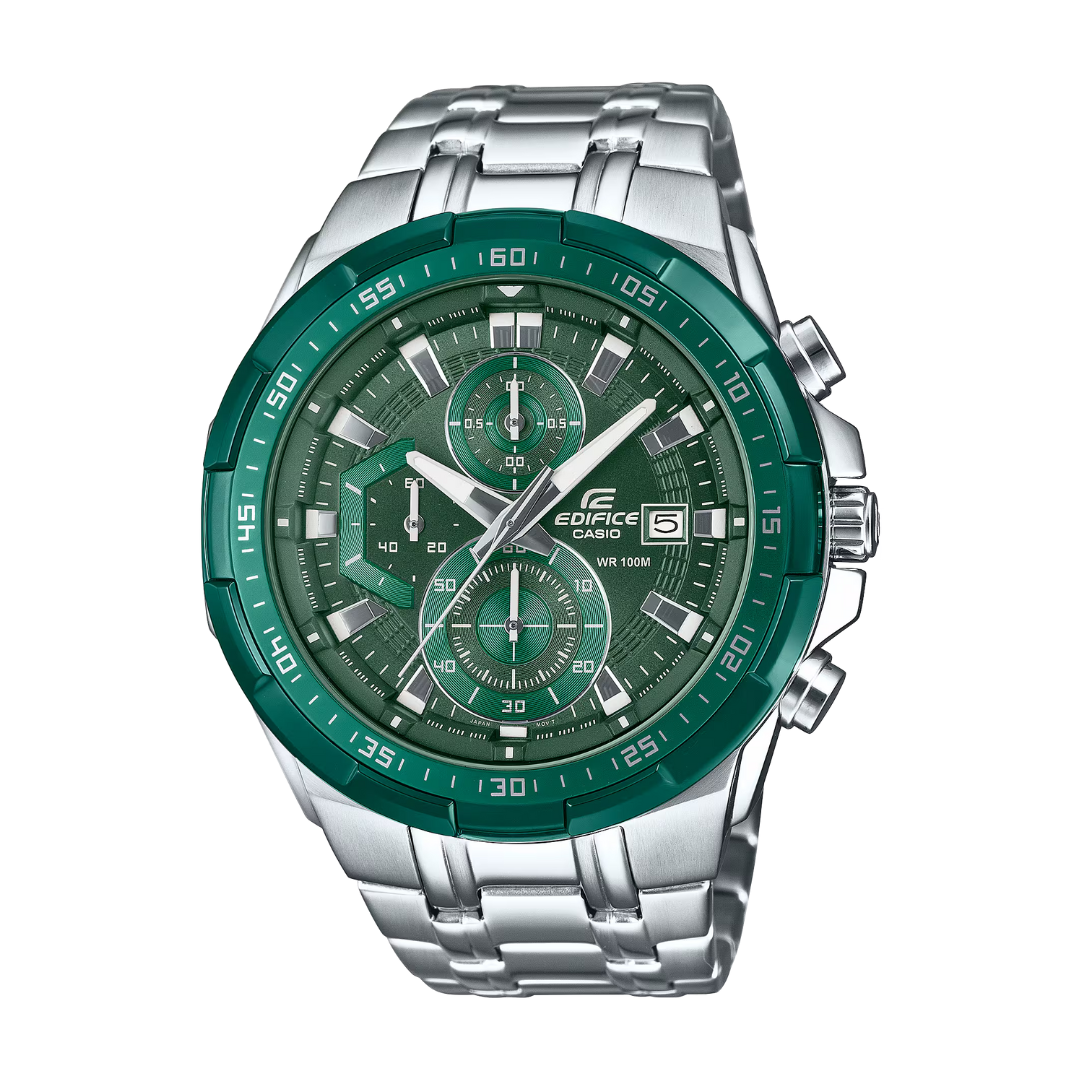 Casio Edifice EFR-539DE-3AVUDF Chronograph Men Watch City Chain