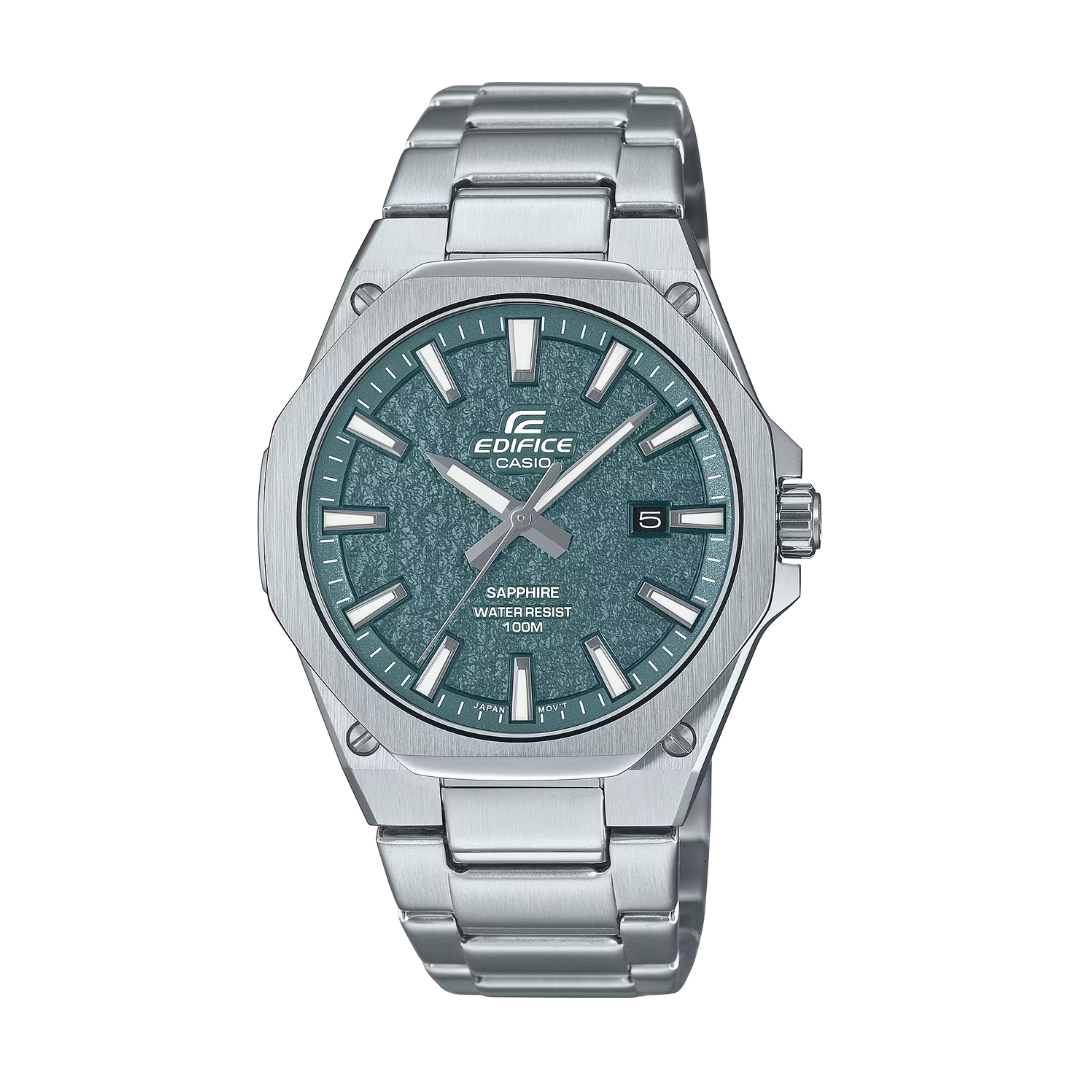 CASIO EDIFICE EFR-S108DE-3AVUDF QUARTZ ANALOG STAINLESS STEEL MEN WATCH