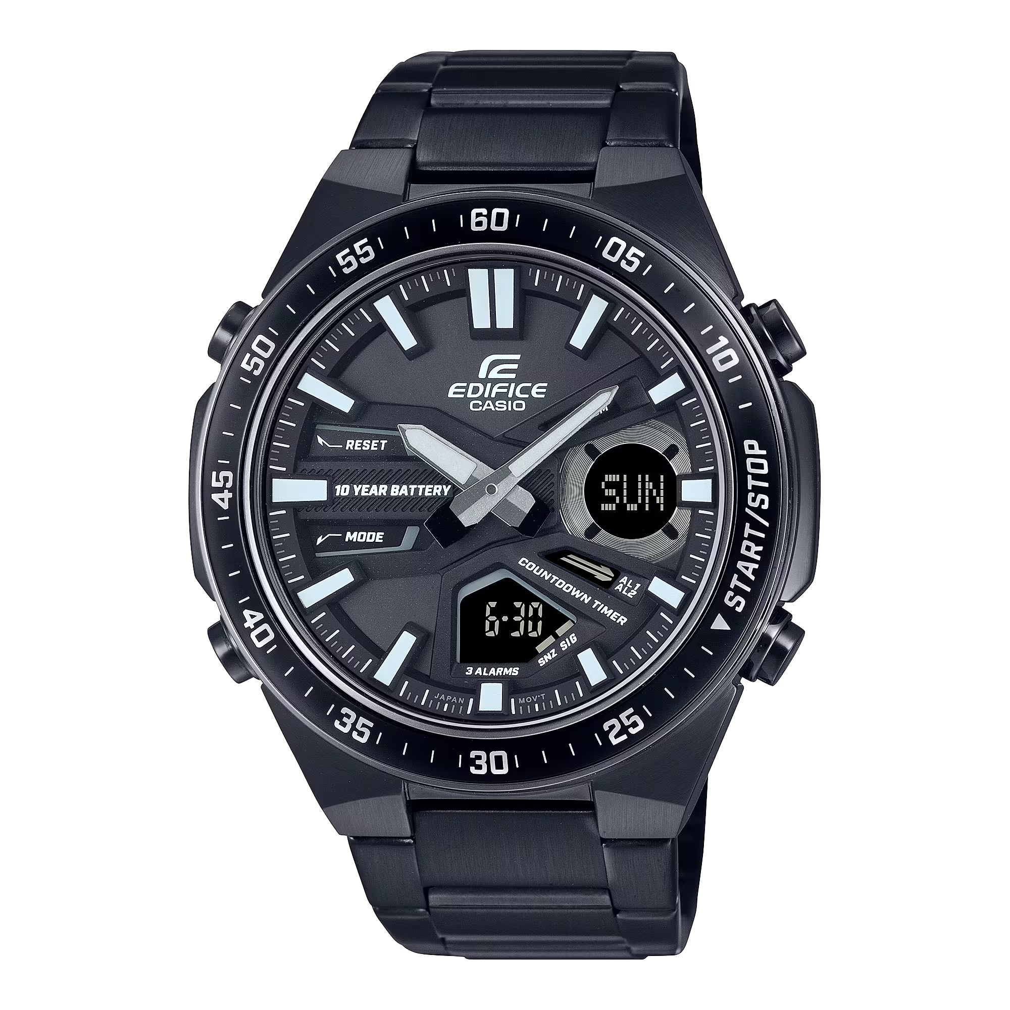 Edifice casio watch black deals