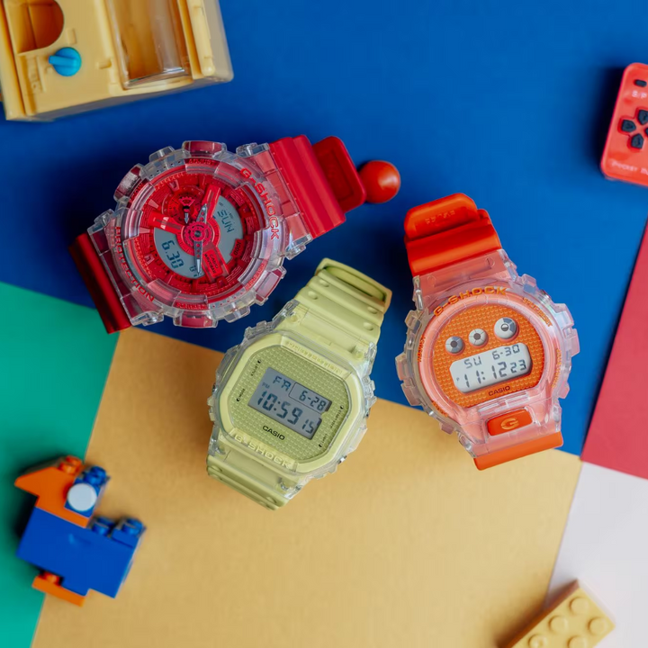 CASIO G-SHOCK DW-6900GL-4DR LUCKY DROP DIGITAL ORANGE WATCH