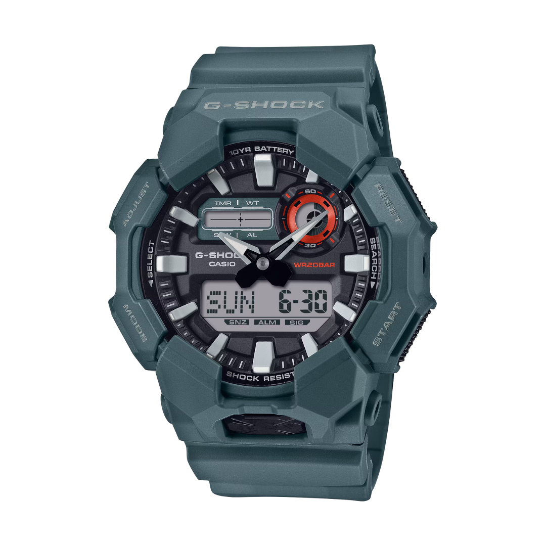 Casio G-SHOCK GA-010-2ADR Analog-Digital Green Resin Men Watch 