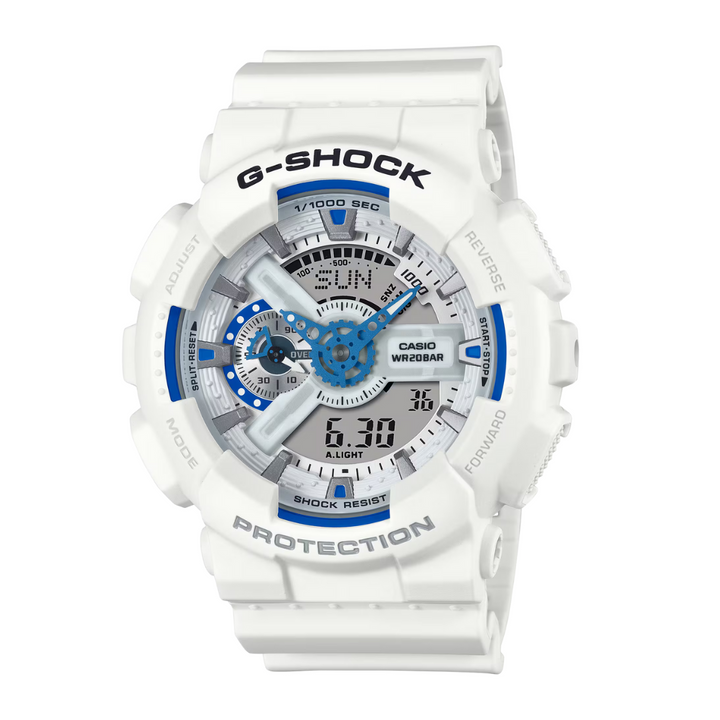 CASIO G-SHOCK GA-110HDS-7ADR STANDARD ANALOG-DIGITAL WHITE WATCH