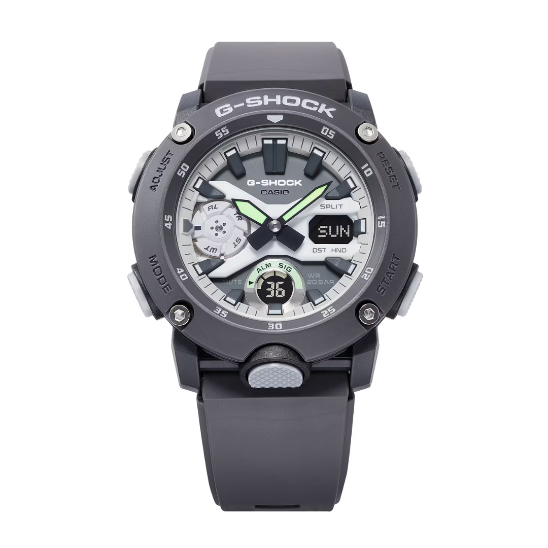 CASIO G-SHOCK GA-2000HD-8ADR ANALOG-DIGITAL GREY MEN WATCH