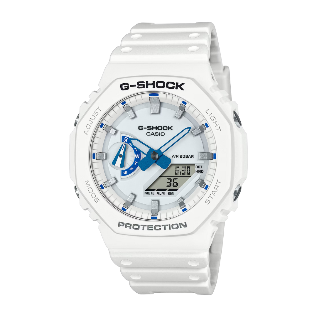 Casio G-Shock GA-2100HDS-7ADR Standard Analog-Digital White Watch