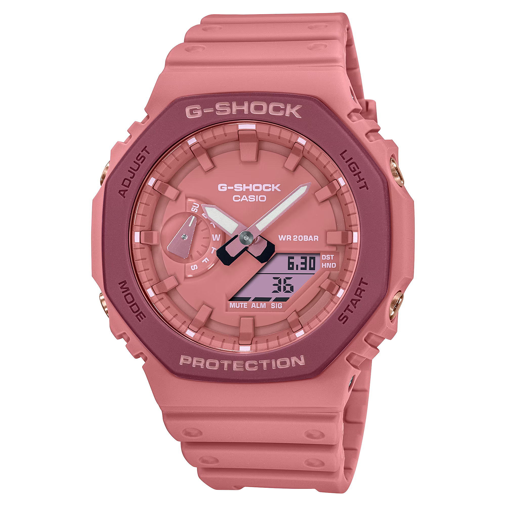 G shock light best sale pink