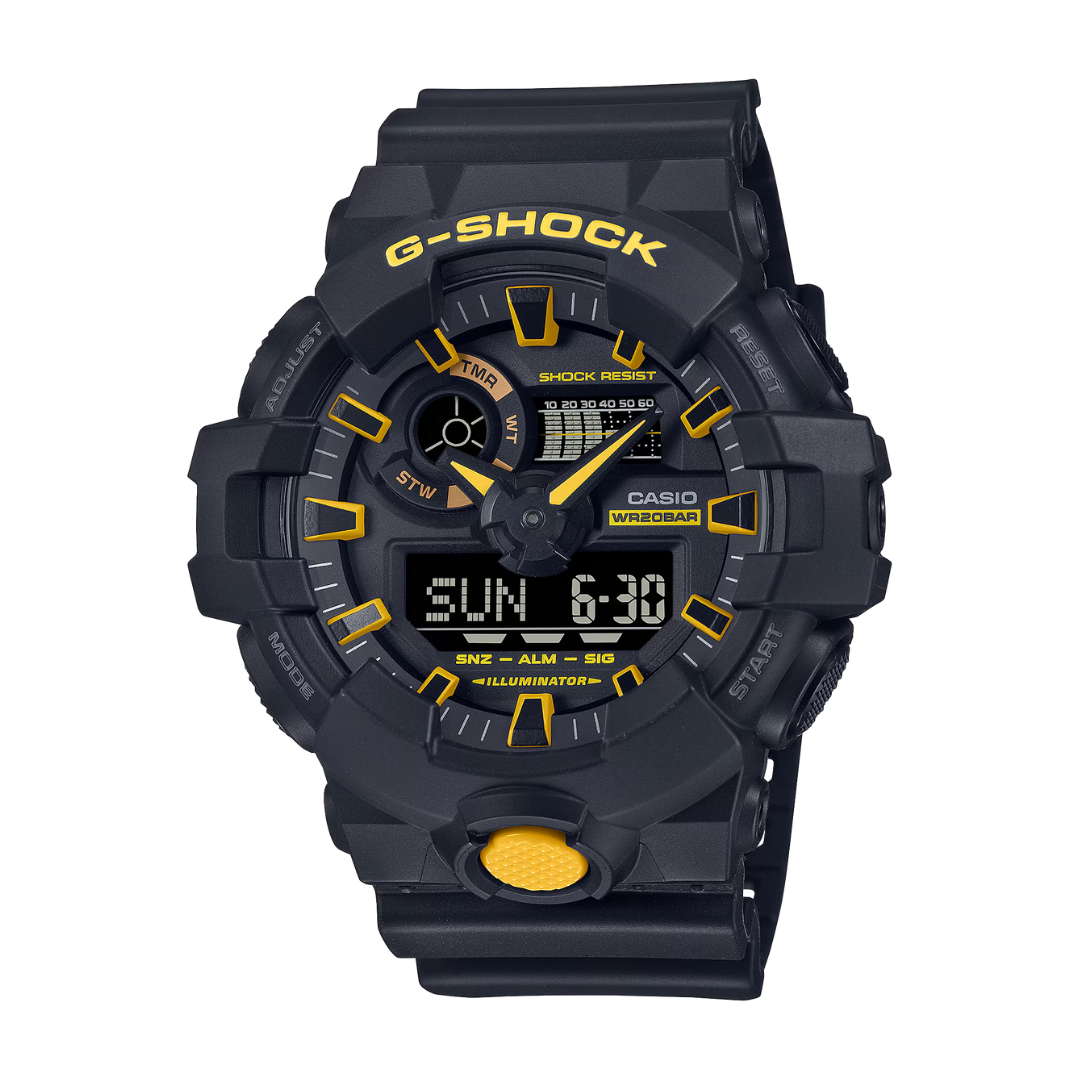 Casio G-SHOCK GA-700CY-1A – Bold Black & Yellow Watch | City