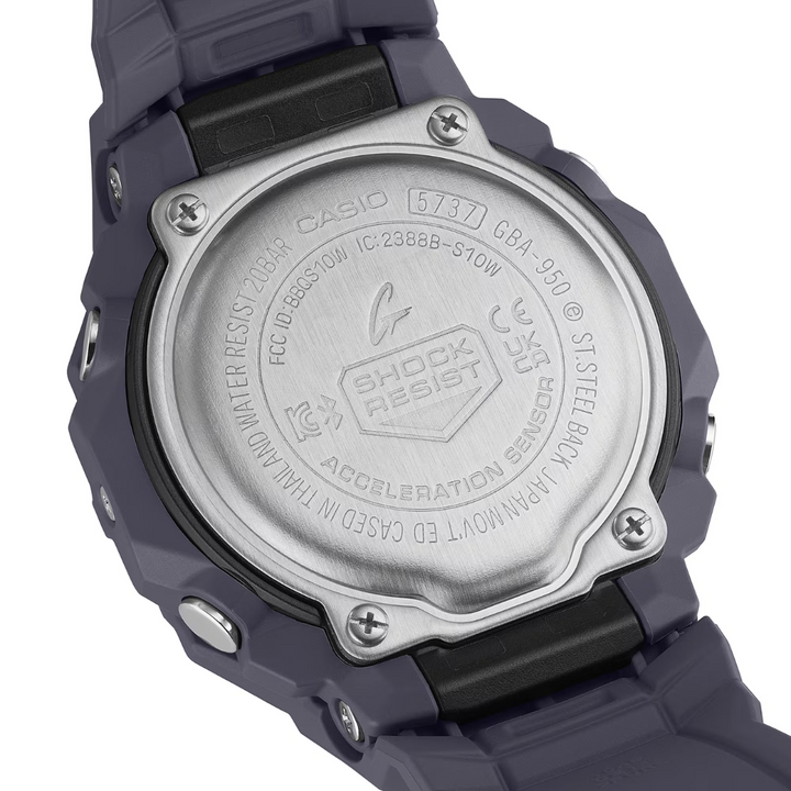 CASIO G-SHOCK G-SQUAD SPORTS GBA-950-2ADR ANALOG-DIGITAL WATCH