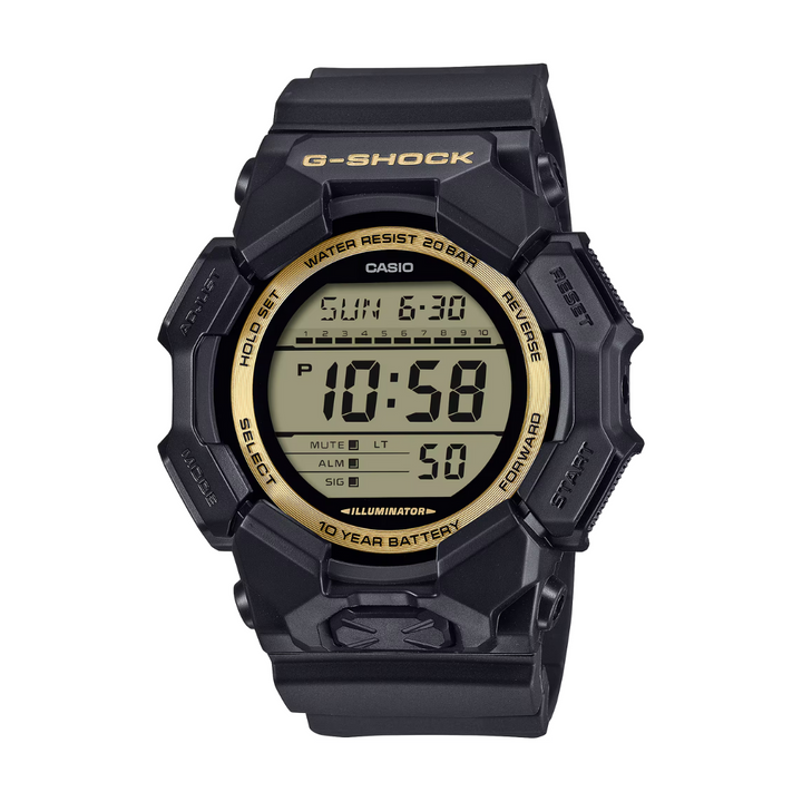 Casio G-Shock GD-010GB-1A9DR Standard Digital Black Watch