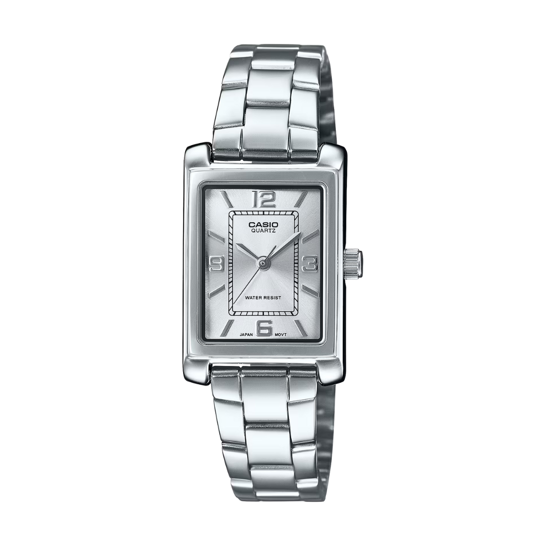 CASIO GENERAL LTP-1234DD-7ADF ANALOG SILVER WOMEN WATCH