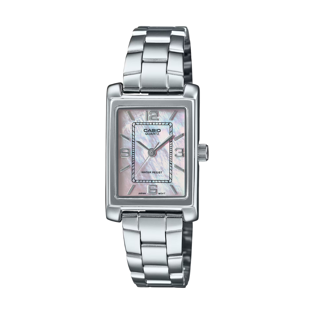 CASIO GENERAL LTP-1234DS-4ADF ANALOG SILVER WOMEN WATCH