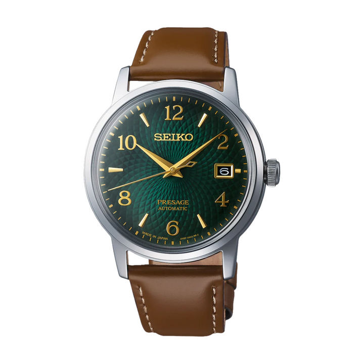 SEIKO PRESAGE SRPE45J1 COCKTAIL TIME "MOJITO" AUTOMATIC MEN WATCH