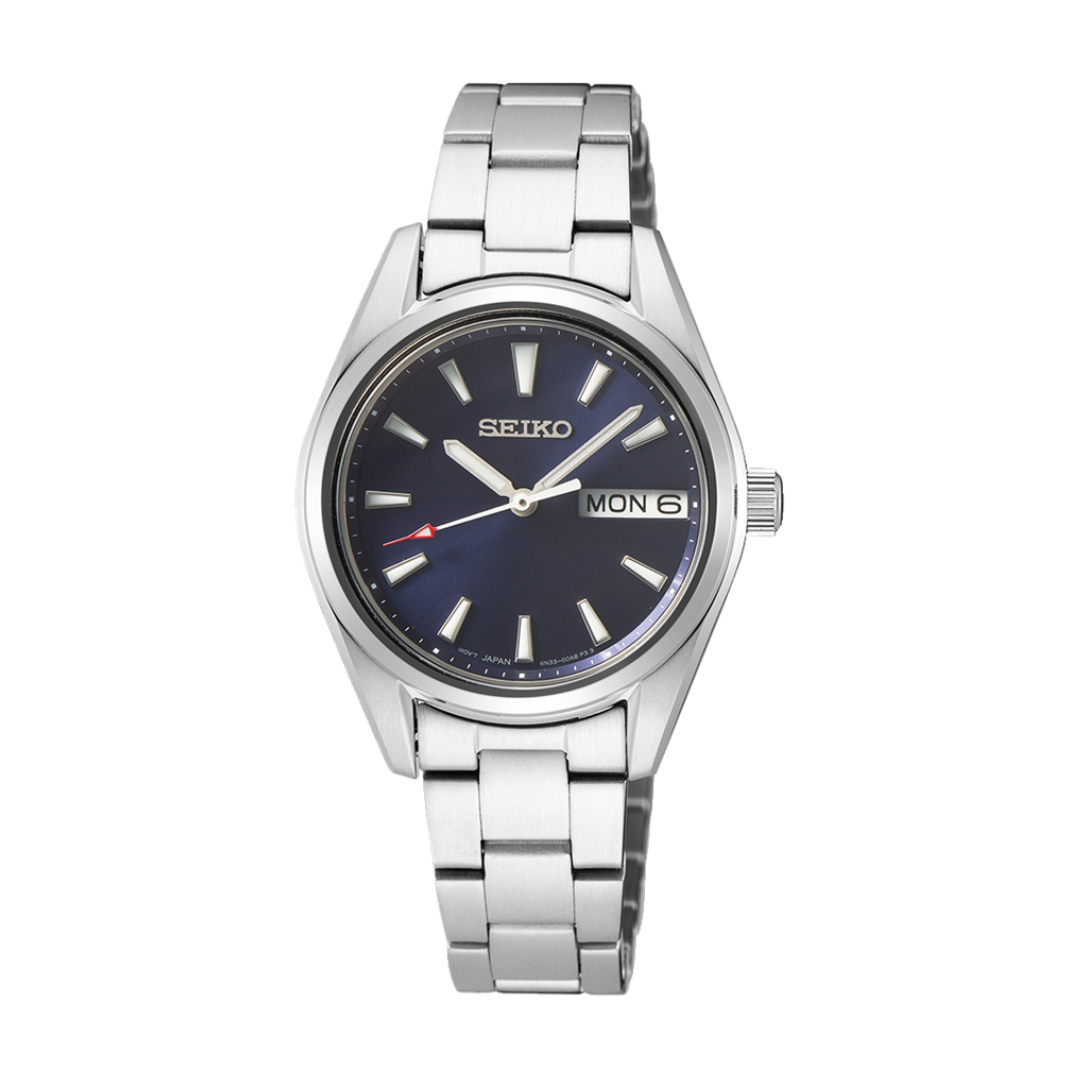 SEIKO SUR353P1 QUARTZ ANALOG 3 HANDS DATE WOMEN WATCH