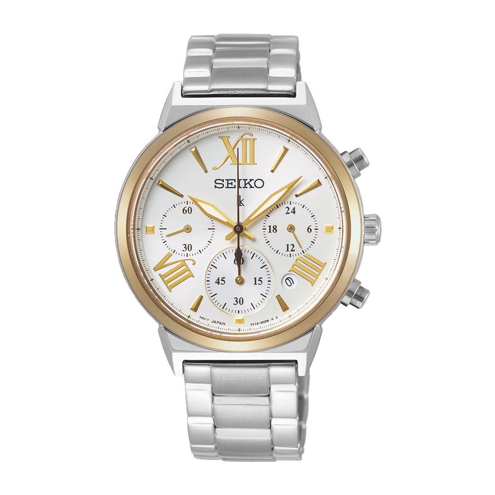 SEIKO LUKIA SRWZ72P1 CHRONOGRAPH 7T12 QUARTZ WOMEN WATCH