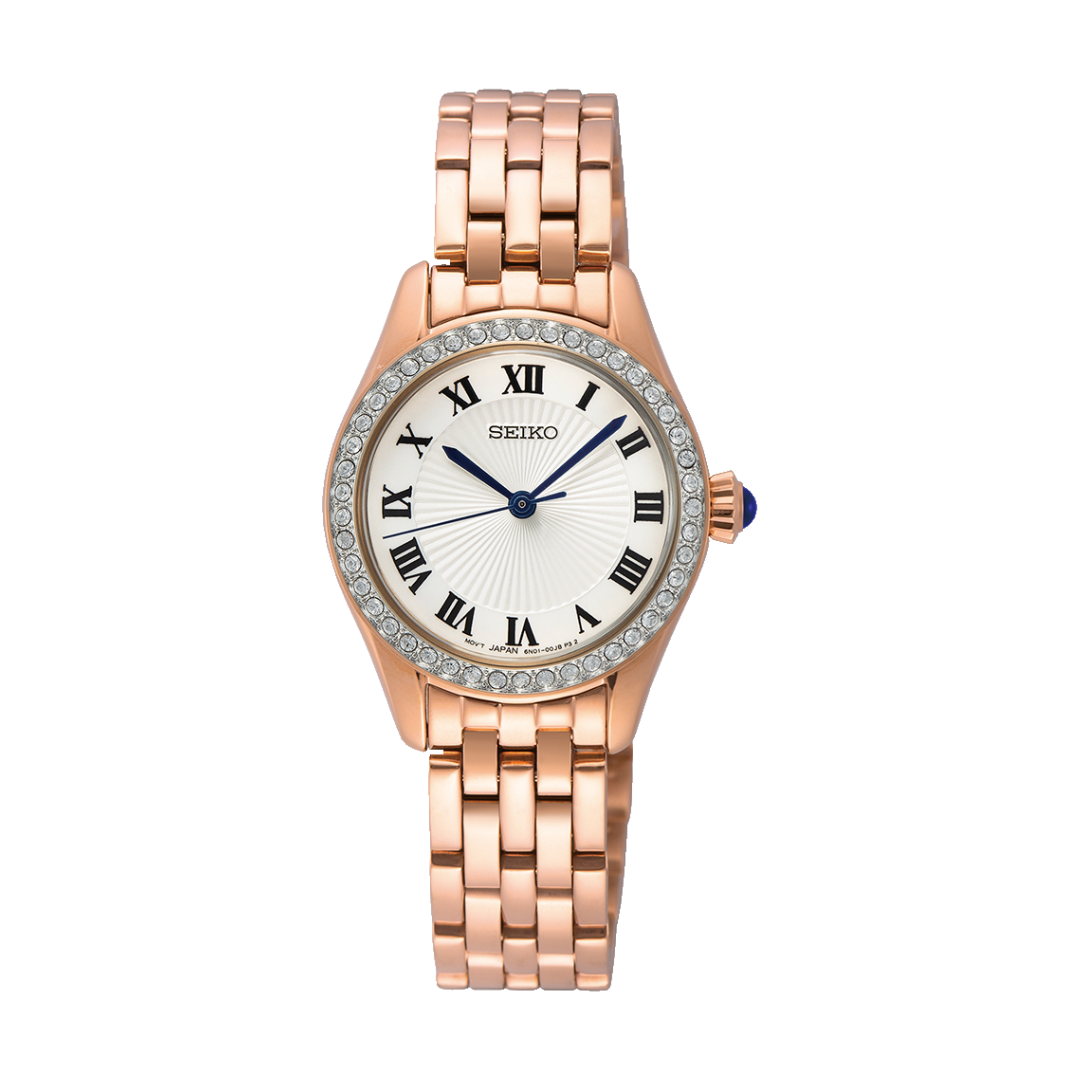 SEIKO SUR338P1 QUARTZ ANALOG 3 HANDS WOMEN WATCH