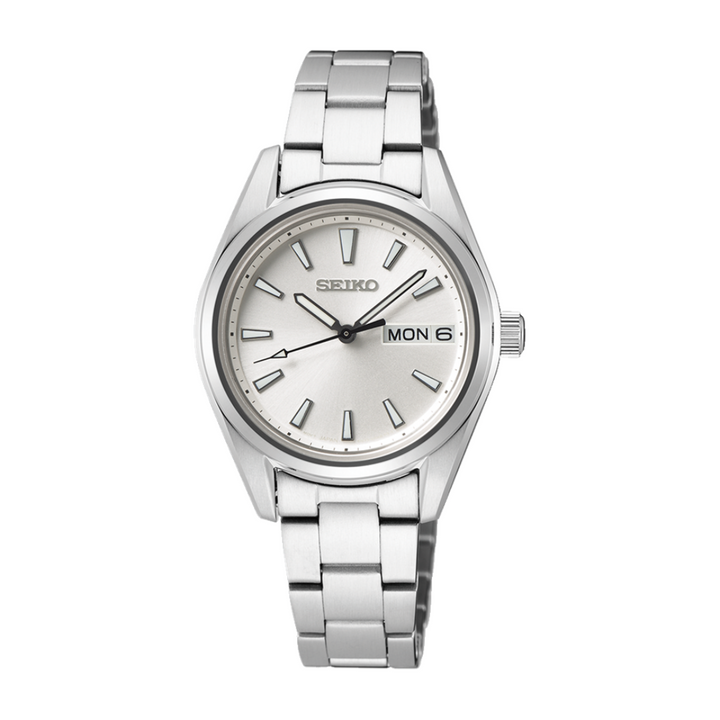 SEIKO SUR349P1 QUARTZ ANALOG 3 HANDS DATE WOMEN WATCH