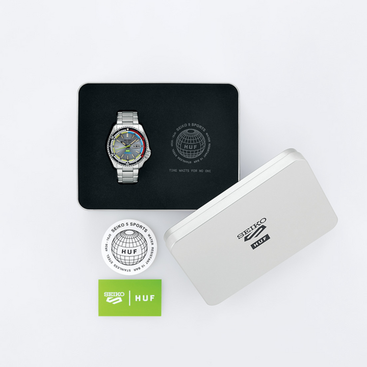 SEIKO 5 SPORTS x HUF SRPL33K1 LIMITED EDITION AUTOMATIC MEN WATCH