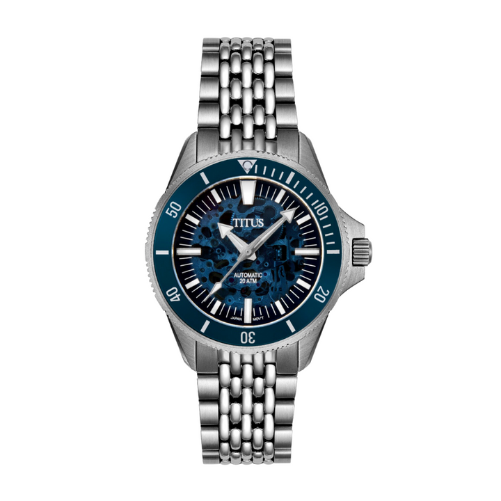 SOLVIL ET TITUS VALOR W06-03296-002 3 HANDS SKELETON MECHANICAL MEN WATCH