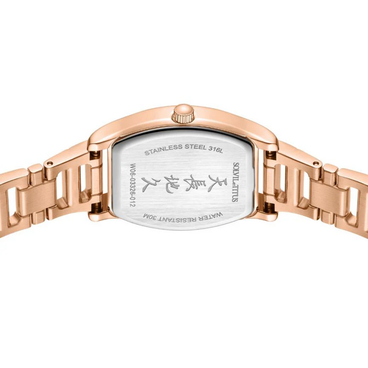 SOLVIL ET TITUS BARISTA W06-03326-012 3 HANDS DATE QUARTZ WOMEN WATCH