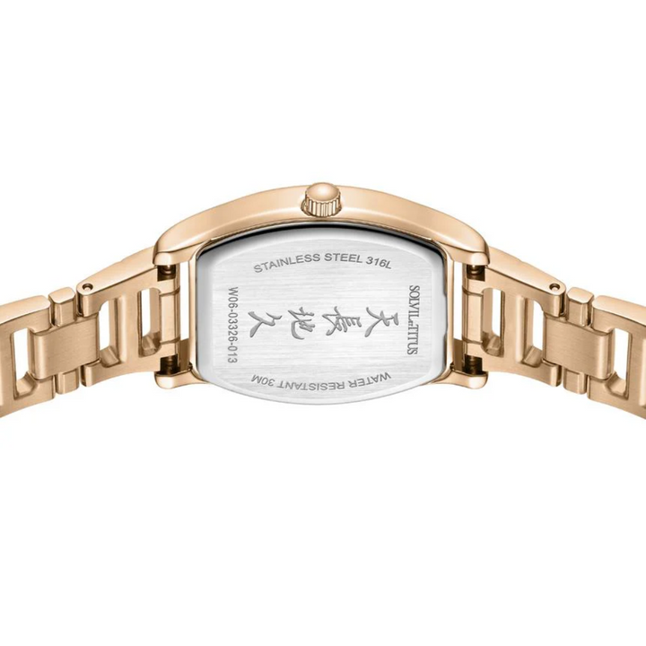 SOLVIL ET TITUS BARISTA W06-03326-013 3 HANDS DATE QUARTZ WOMEN WATCH