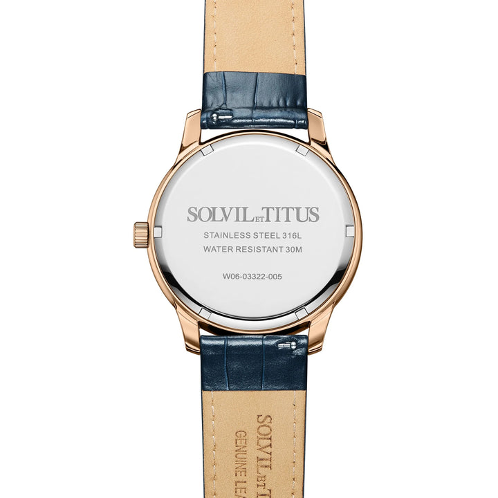 SOLVIL ET TITUS CLASSICIST W06-03322-005 MULTI-FUNCTION QUARTZ MEN WATCH