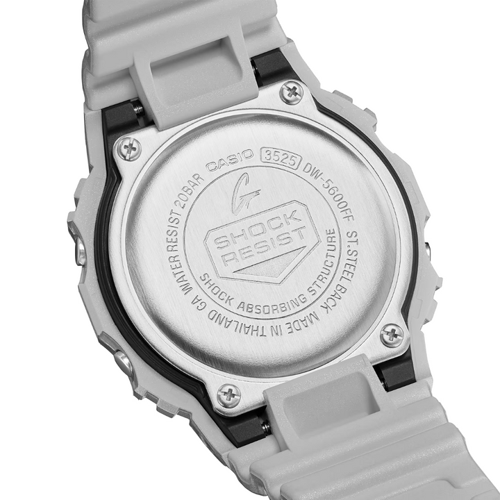 CASIO G-SHOCK DW-5600FF-8DR DIGITAL METALLIC SILVER WATCH