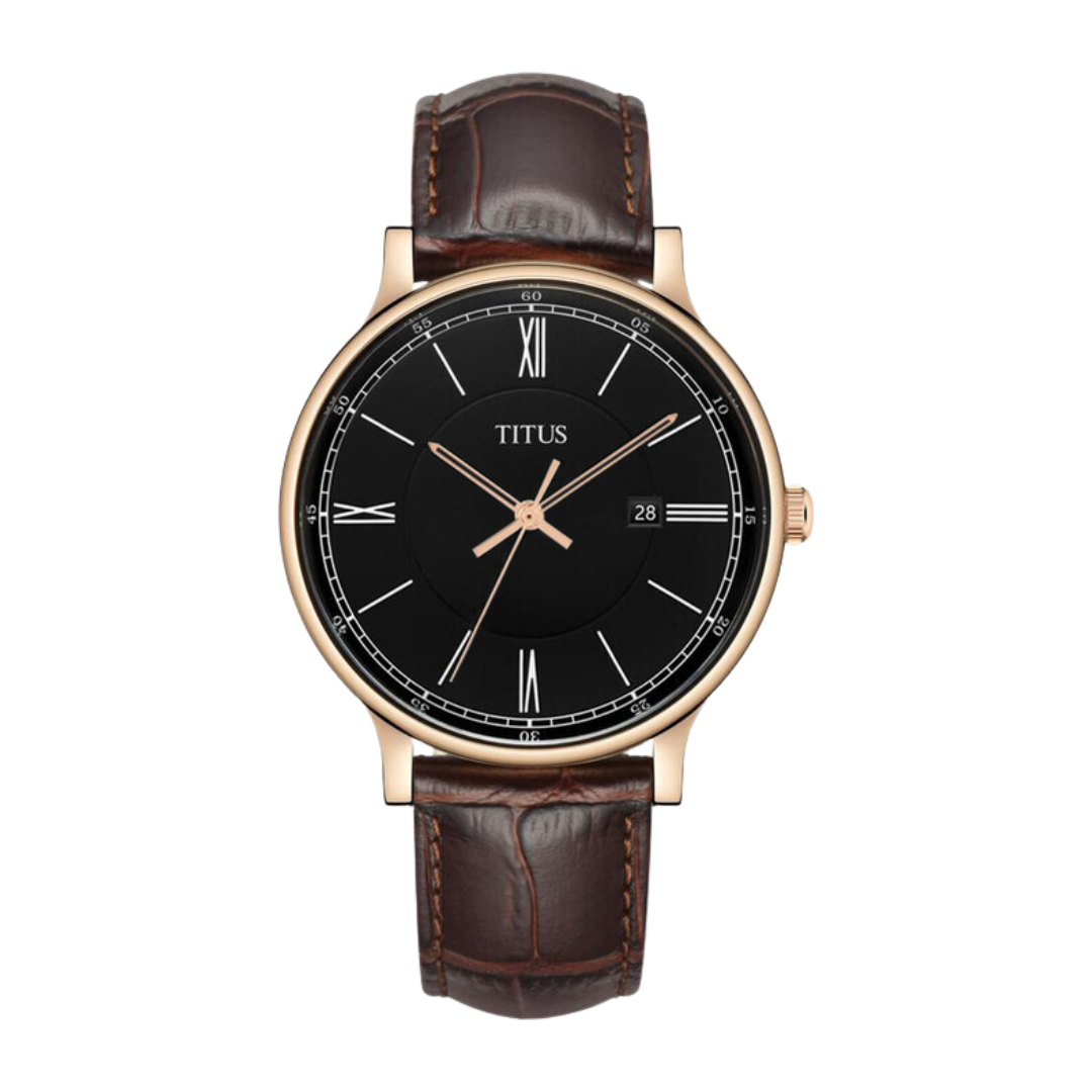 SOLVIL ET TITUS CLASSICIST W06-03044-005 3 HANDS DATE QUARTZ MEN WATCH